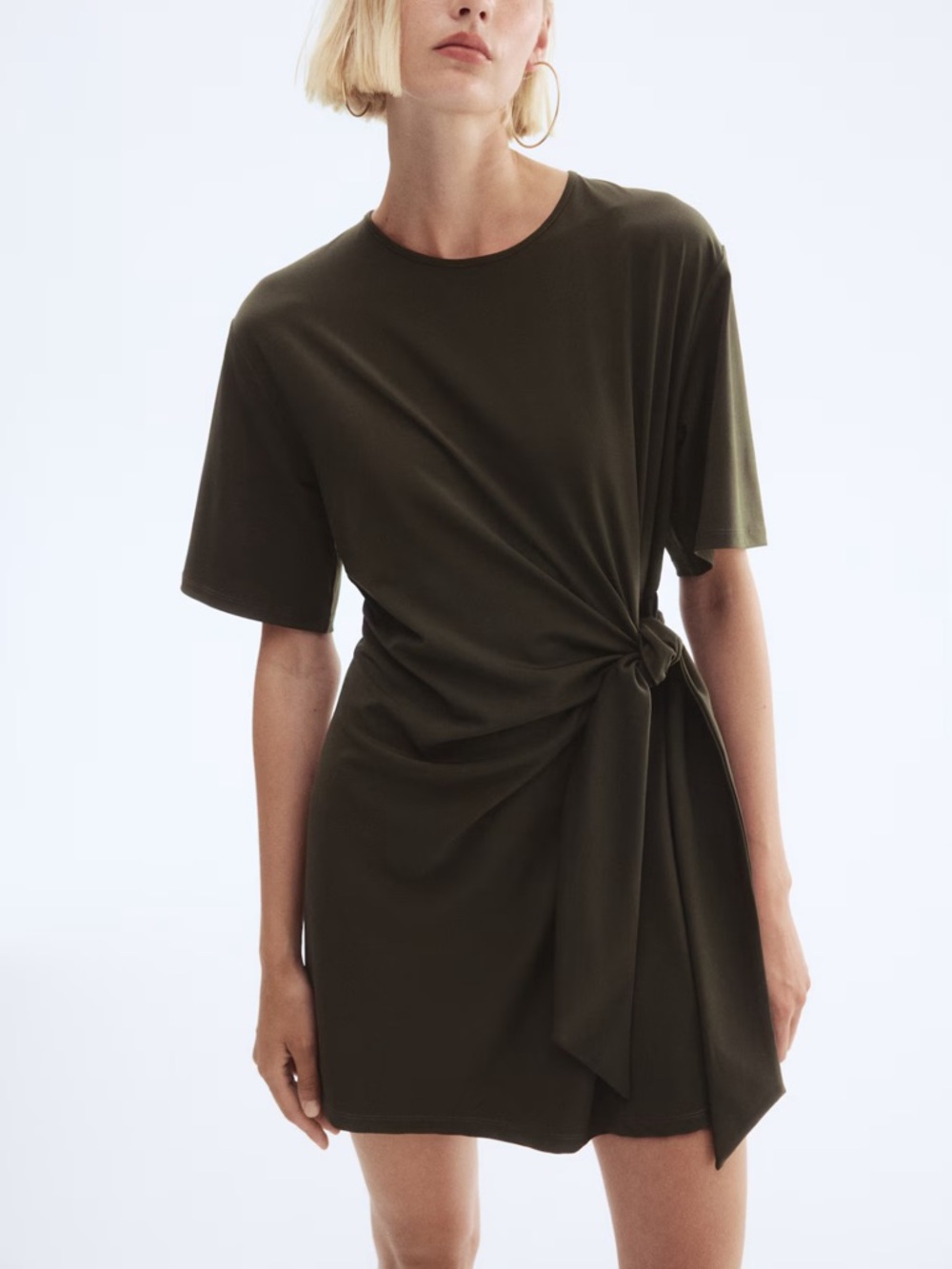 H&M Knot-Detail Dress
